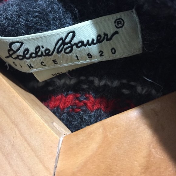 VINTAGE EDDIE BAUER KNITTED WOOL SWEATERS SIZE M - Picture 6 of 6